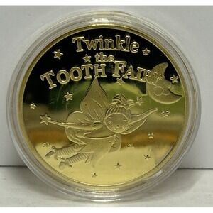 Twinkle The Tooth Fairy Brave Child Coin Token Medallion Protective Case Rare